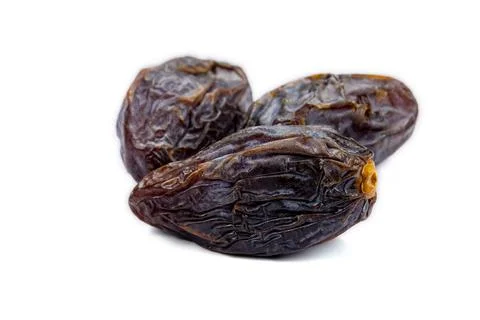 Prunes isolated on a white background Stock Photos