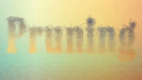 Pruning dissolving techno tessellated looping animated triangles Video stock 109237811