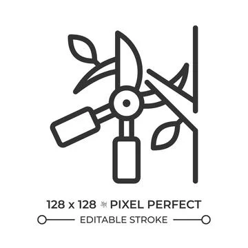 Pruning linear icon Illustrazione stock