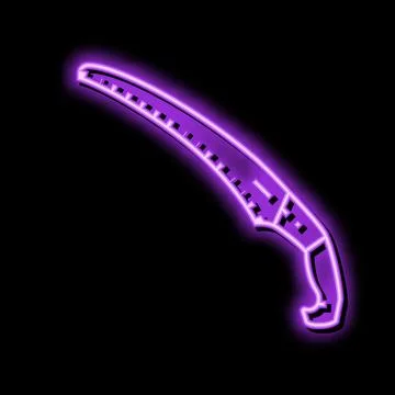 Pruning saw color icon vector illustration Stock Illustration