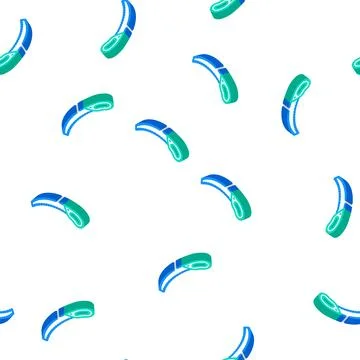 Pruning saw isometric icon seamless pattern Stock Illustration
