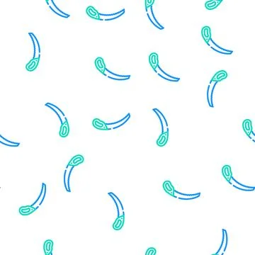 Pruning saw vector seamless pattern Stock Illustration