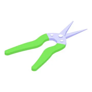 Pruning secateurs icon, isometric style Stock Illustration