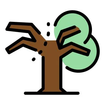 Pruning service icon vector flat Stock Illustration