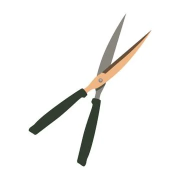 Pruning shears gardening tool Stock Illustration