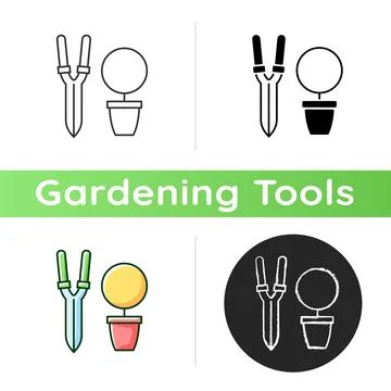 Pruning shears icon Stock Illustration