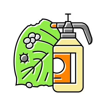 Pruning shears sharpening garden maintenance color icon vector illustration Stock Illustration