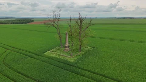 Prussian monument during the war in 1870 Gorze near Metz France Stock Footage 302834084