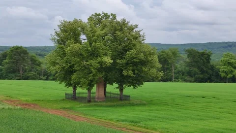 Prussian monument of the franco prussian war in 1870 Gorze near Metz France Stock Footage 302834059