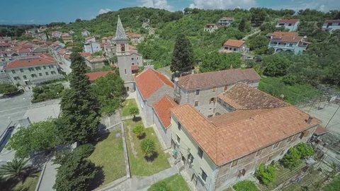 Prvic Luka aerial Stock Footage 82593660
