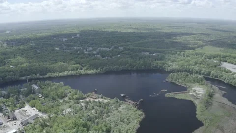 Prypyat river. Summer Stock Footage 155241989