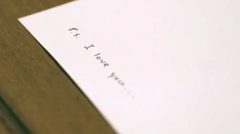 P.s. I love you 스톡 동영상 45531851