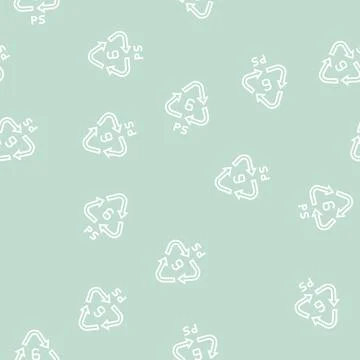 Ps plastic product marker line seamless pattern Stock Illustration