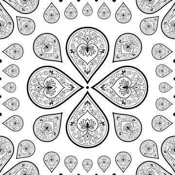 PS100 Seamless Pattern 180901 Stock Illustration