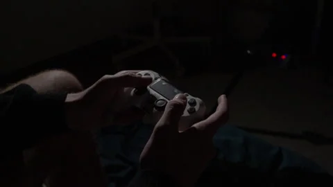 PS4 Controller Gaming Stock Footage 316073041