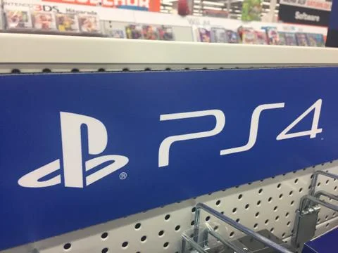 PS4 logo Stock Photos