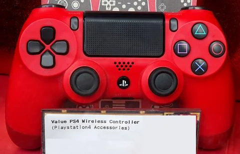 PS4 Wireless Controller Stock Photos
