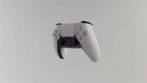 PS5Controller Spin360 withAlphaMatte Stock Footage 229880286