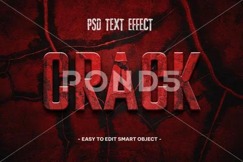 PSD editable text effect with natural stone background PSDテンプレート