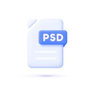PSD file 3d Vector Icon, great design for any purposes. Isolated vector Stock Illustration