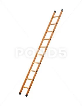 [PSD] Ladder isolated on white background Plantilla PSD