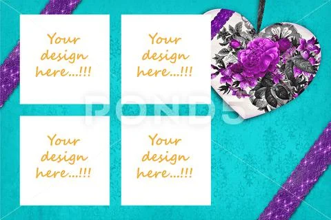 Psd Template for social media and square pictures PSD Template
