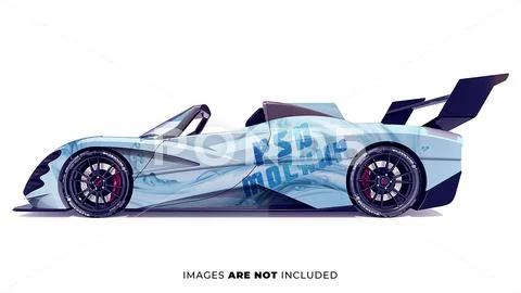 PSD Wrap Mockups - Luxury Side View PSD Template