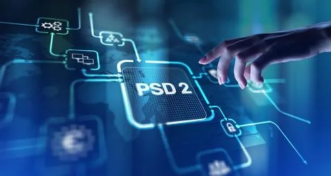 PSD2 Payment Services Directive 2 Enhancing Payment Security and Innovation,  Stock Photos