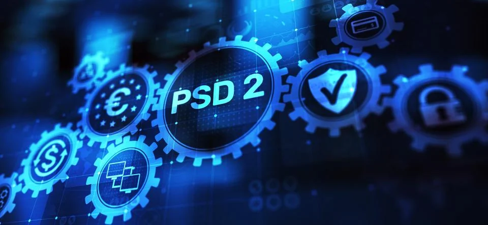 PSD2 Payment Services Directive Open Banking Payment service provider security Stock Photos