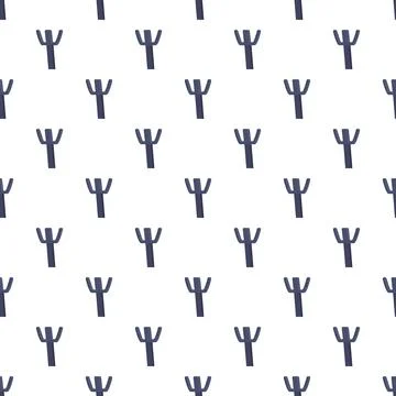 Psi symbol seamless pattern representing psychology and mind Stock Illustration