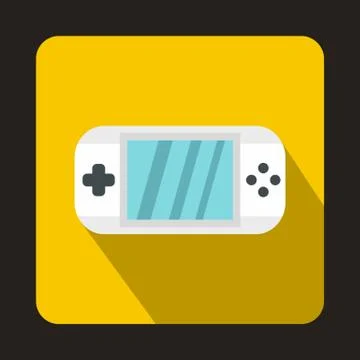 PSP icon, flat style Stock Illustration