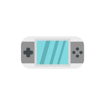 PSP icon, flat style Stock Illustration