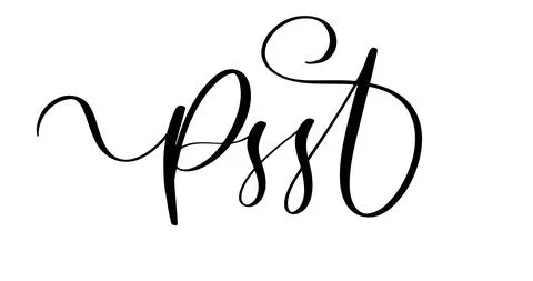 Psst. Stop, please be quiet icon psssst . Forbad, silence no speaking or no t Stock Illustration