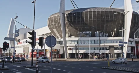 PSV Eindhoven - Philips Stadium, Eindhoven, The Netherlands Stock Footage 130988975
