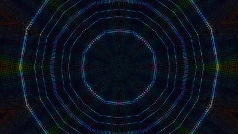 Psy circles VJ loop Stock Footage 80037503