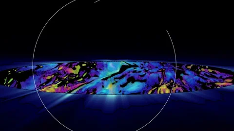 Psy Geometry and Animated Circles Stock Footage 116700160