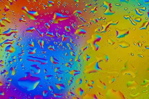 PsycedelicWaterdrops Stock Photos