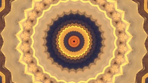 Psychadelic Hypnotic colour video pattern. Mandala loop background. Kaleidoscope 스톡 동영상 251947663