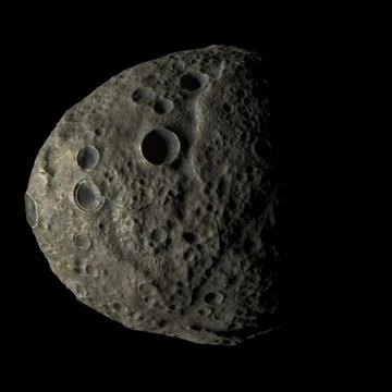 Psyche asteroid, 3d rendering Stock Illustration
