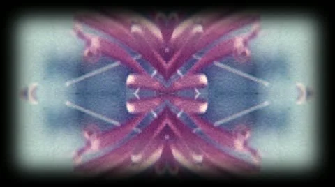 Psyched Out Trance Mirror Background Abstraction 01 - Super8 Film Stock Footage 11399172