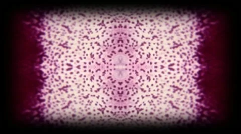 Psyched Out Trance Mirror Background Abstraction 05 - Super8 Film Video stock 11399565