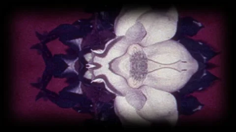 Psyched Out Trance Mirror Background Abstraction 06 - Super8 Film Stock Footage 11400257