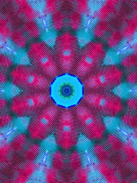 Psychedelic 3-D art Stock Footage 202084124