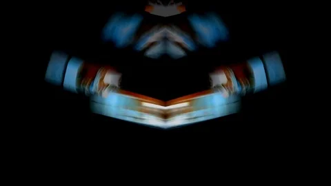 Psychedelic 3 vj loop Stockbeeldmateriaal 92749436