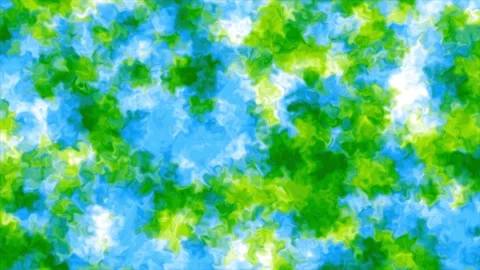 Psychedelic 3D patterned liquid gradients with abstract lines and dynamic Stock Footage 342777425