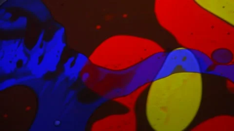 Psychedelic 60's Lava Light Video stock 65288810