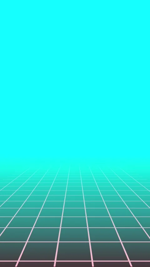 Psychedelic Abstract Aqua-Pink Grid Background Video stock 315644194