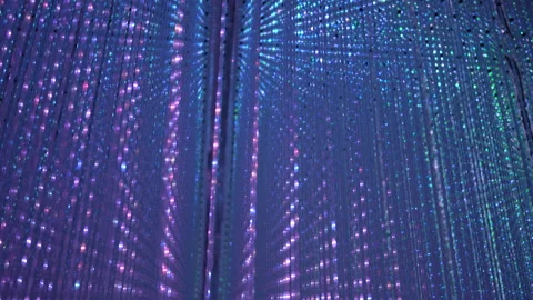 Psychedelic abstract art background screen saver teamLab Planets in Tokyo Vídeo Stock 242411999