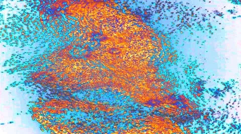 Psychedelic abstract background Stock Footage 12615392