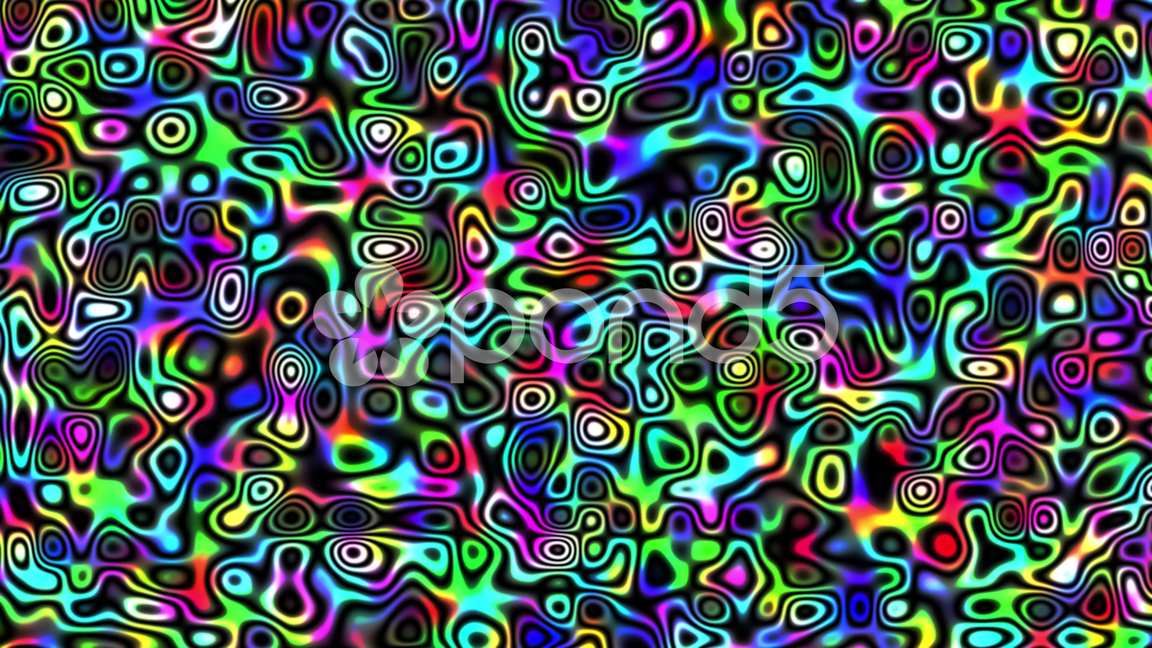Psychedelic abstract background hippie t... | Stock Video | Pond5